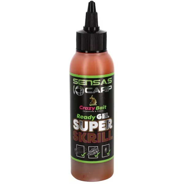 Sensas Gel Crazy Super Krill Gel d'Arrosage 115ml