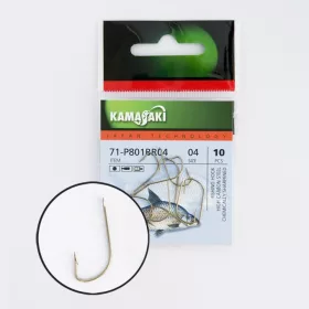 Kamasaki Carbone Hameçon P801Br Nr 04 Emballé
