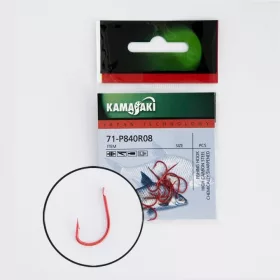 Kamasaki Carbone Hameçon P840R Nr 14 Emballé (14 pièces)