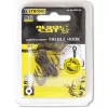 Black Cat Hameçon Triple Pointe Courbe Revêtement DG DG #4/0 5Pcs/Paquet