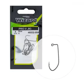   Wizard Pro-V Jig Barbelé à œillet 4 Hameçon offset spinning