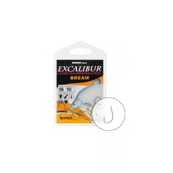 Excalibur Hameçon Brème Match Marron 4