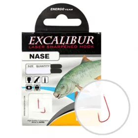 Excalibur Hameçon Nase Bolo Rouge 8