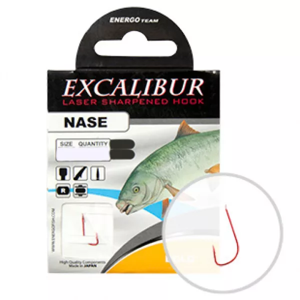 Excalibur Hameçon Nase Bolo Red 10
