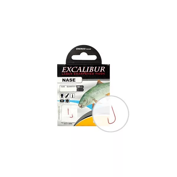 Excalibur Hameçon monté Bolo, Red No.10