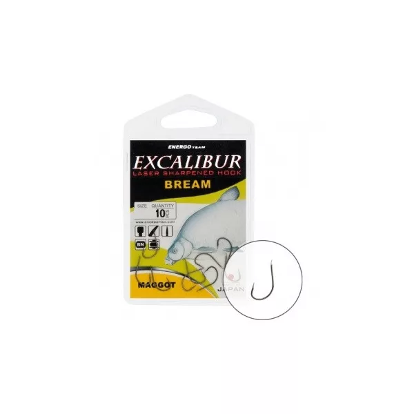 Excalibur Hameçon Brème Asticot Ns 12