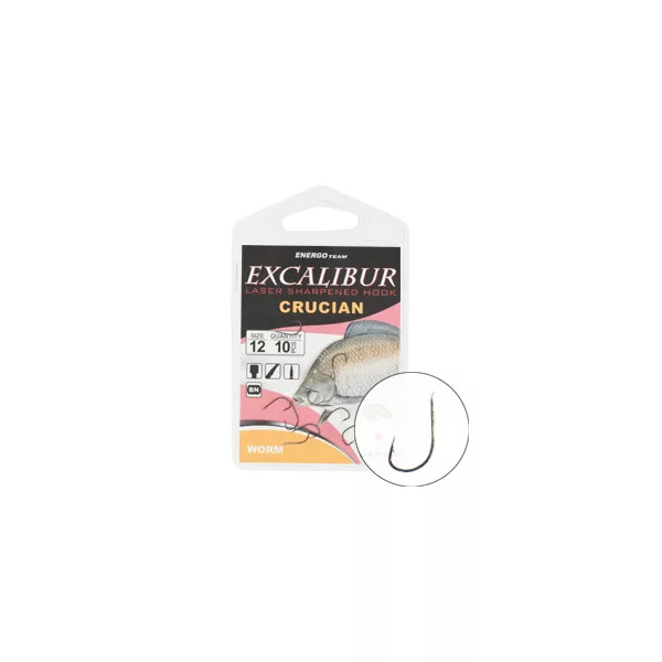 Excalibur Hameçon Crucian Worm Ns 12