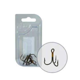 Wizard Grizzly 954M-2 3X Bronze Hameçon triple 5 Pcs/Paquet