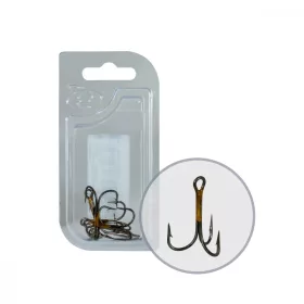 Wizard Grizzly 974M-8 2X Bronze Hameçon triple 5 Pcs/Paquet