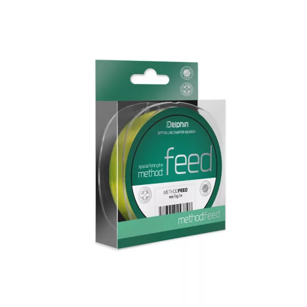 Delphin METHOD FEED 200m/jaune  0,18mm 6,6lbs