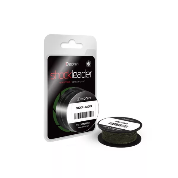 Delphin Shock Leader vert 20m 0,24mm 35lbs