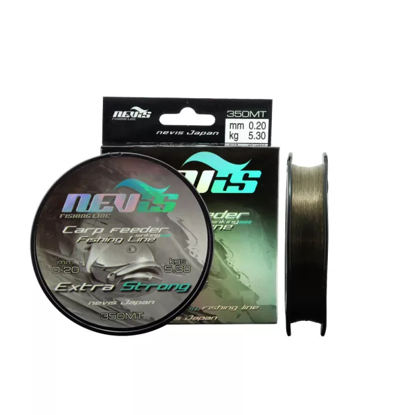 Nevis Carp Feeder 350m 0.14mm Ligne principale monofilament-Vert