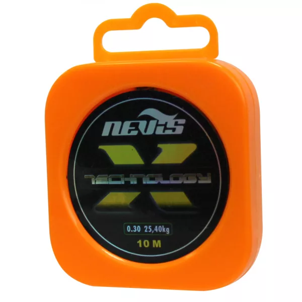 Nevis Technology 10m 0.30mm Tresse de bas de ligne+Rangement-Gris