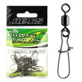 Nevis Émerillon baril avec clip taille 2 10 pièces