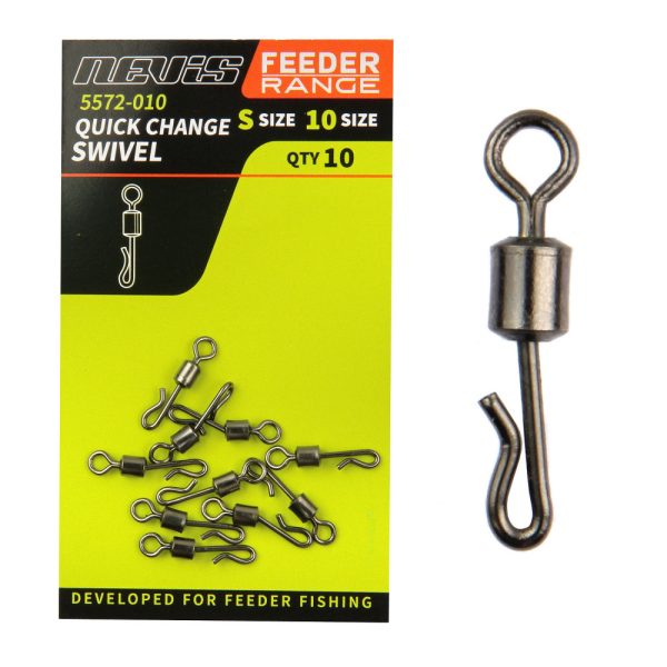 Nevis Feeder Clip rapide taille 10 S 10 pièces