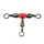 Nevis 47mm Émerillon triple pour silure 3 pièces