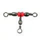 Nevis 43mm Émerillon triple pour silure 3 pièces