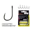 Carp Academy Teflon Hook XS-2 Noir 2 10 pièces/paquet À œillet Barbelé Hameçon à bouillette