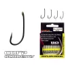 Carp Academy Teflon Hook XS-2 Noir 8 10 pièces/paquet À œillet Barbelé Hameçon à bouillette
