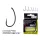 Carp Academy Teflon Hook XS-4 Noir 1 10 pièces/paquet À œillet Barbelé Hameçon à bouillette
