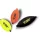 Black Cat Micro U-Float 1,5G Noir/Orange/Jaune 3Pcs/Paquet