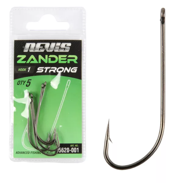 Nevis Zander Strong Hameçon pour carnassiers 1 5 pièces