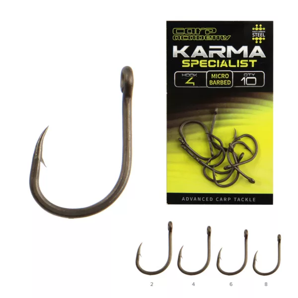 Carp Academy Karma Specialist-X 6 Hameçon à œillet et ardillon 10pcs