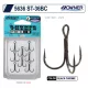 Owner 5636 1X 4 Hameçon Triple pour Poissons Carnassiers 7 pièces