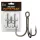 Reiva Treble Hook TR-19 Noir 12 6 pièces/paquet Hameçon triple barbé à œillet pour poissons carnassiers