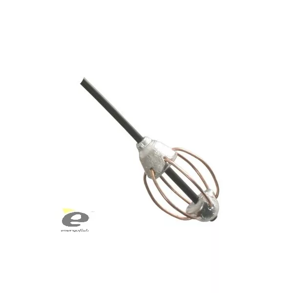 EnergoTeam Panier d'amorçage nervuré longue portée Panier nervuré 45gr - Long Cast