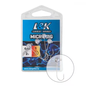 Têtes plombées L&K Micro Jig 2316 1 - 3gr - 4 pièces