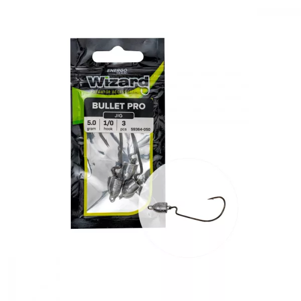 Wizard Bullet Pro Jig Tête 3.5G 1 3Pcs/Sac