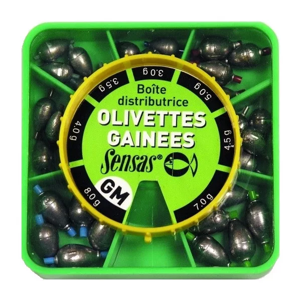Sensas GM Grand Kit de plombs poires 3-8gr