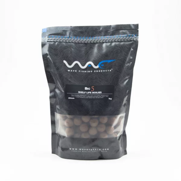 Wave Product - Big5 Shelf Life Boilies 1kg-20mm - Bouillette au krill et au foie