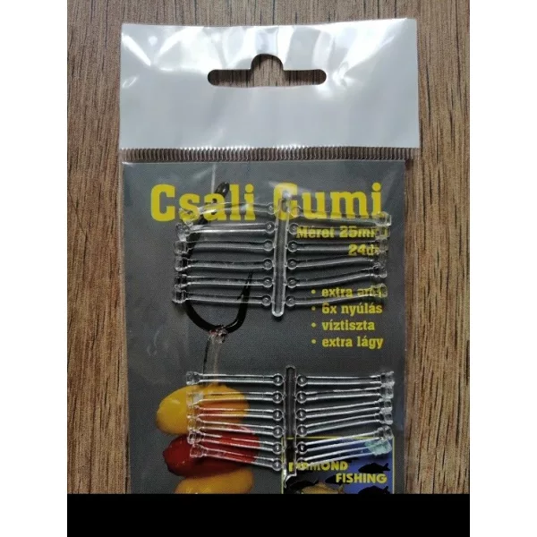 Diamond Fishing Appât en caoutchouc - de 25mm 24pcs
