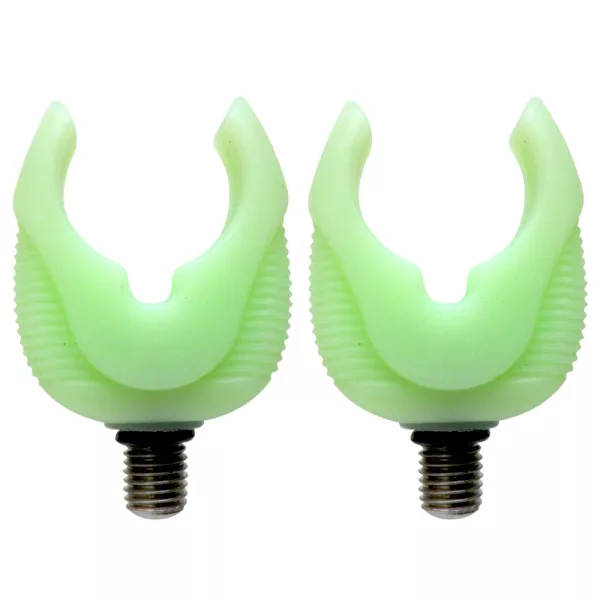 CARP ACADEMY Tête de support de canne en caoutchouc Fluo grande 2pcs/paquet Tête de support de canne