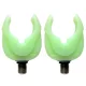 CARP ACADEMY Tête de support de canne en caoutchouc Fluo grande 2pcs/paquet Tête de support de canne
