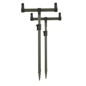   CARP ACADEMY Kit de support de canne 2pcs 25cm tête + 40-60cm pique-canne Kit de Piquet