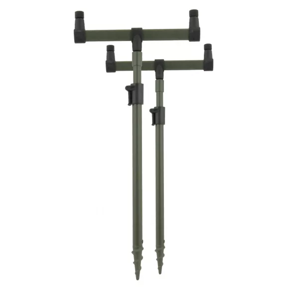 CARP ACADEMY Kit de support de canne 2pcs 25cm tête + 40-60cm pique-canne Kit de Piquet