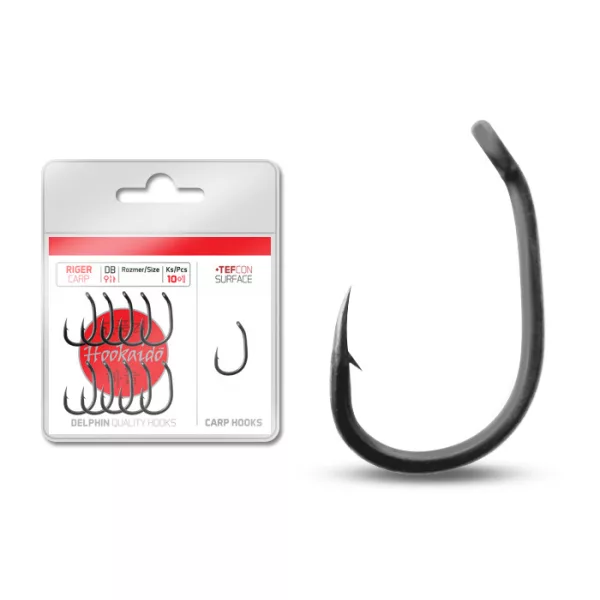 Hameçon Delphin HKD RIGER tefcon / 10+1 pièces #6