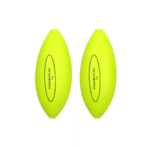 Nevis Powercat Micro U-Float 3gr Flotteur pour poissons carnassiers Fluo Jaune 2pcs