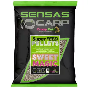   Sensas Super Granulés d'amorçage Magie Sucrée 4mm Granulés d'amorçage 700gr