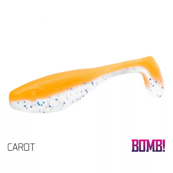 Delphin FATTY Leurre souple Carotte 100mm - 5 pièces
