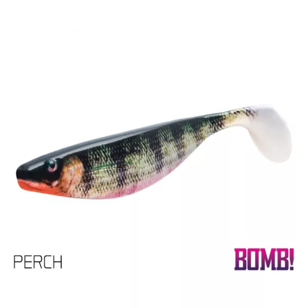 Delphin HYPNO Leurre souple 3D PERCH 90mm - 3 pièces