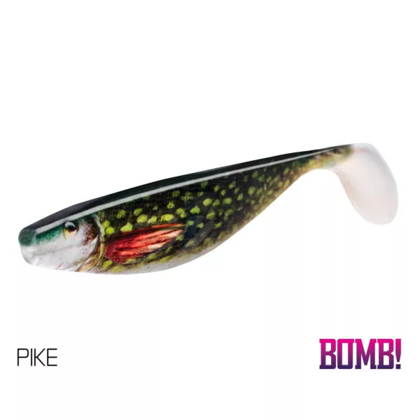 Delphin HYPNO Leurre souple 3D PIKE 90mm - 3 pièces