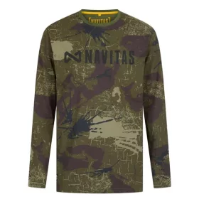 Navitas Identity Camo Long Sleeve Tee S Polo