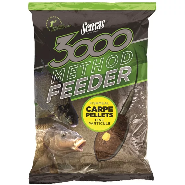 Sensas 3000 Method Carp Pellets Amorce 1kg