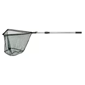   Épuisette en aluminium Basique 2R. 1,70M Noir - Manche d'épuisette avec filet