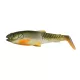 Savage Gear Craft Cannibal Paddletail Leurre souple 10,5cm 12gr Olive pearl Hot orange