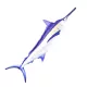 EnergoTeam The Monster Blue Marlin Lit Up 200cm Coussin de poisson